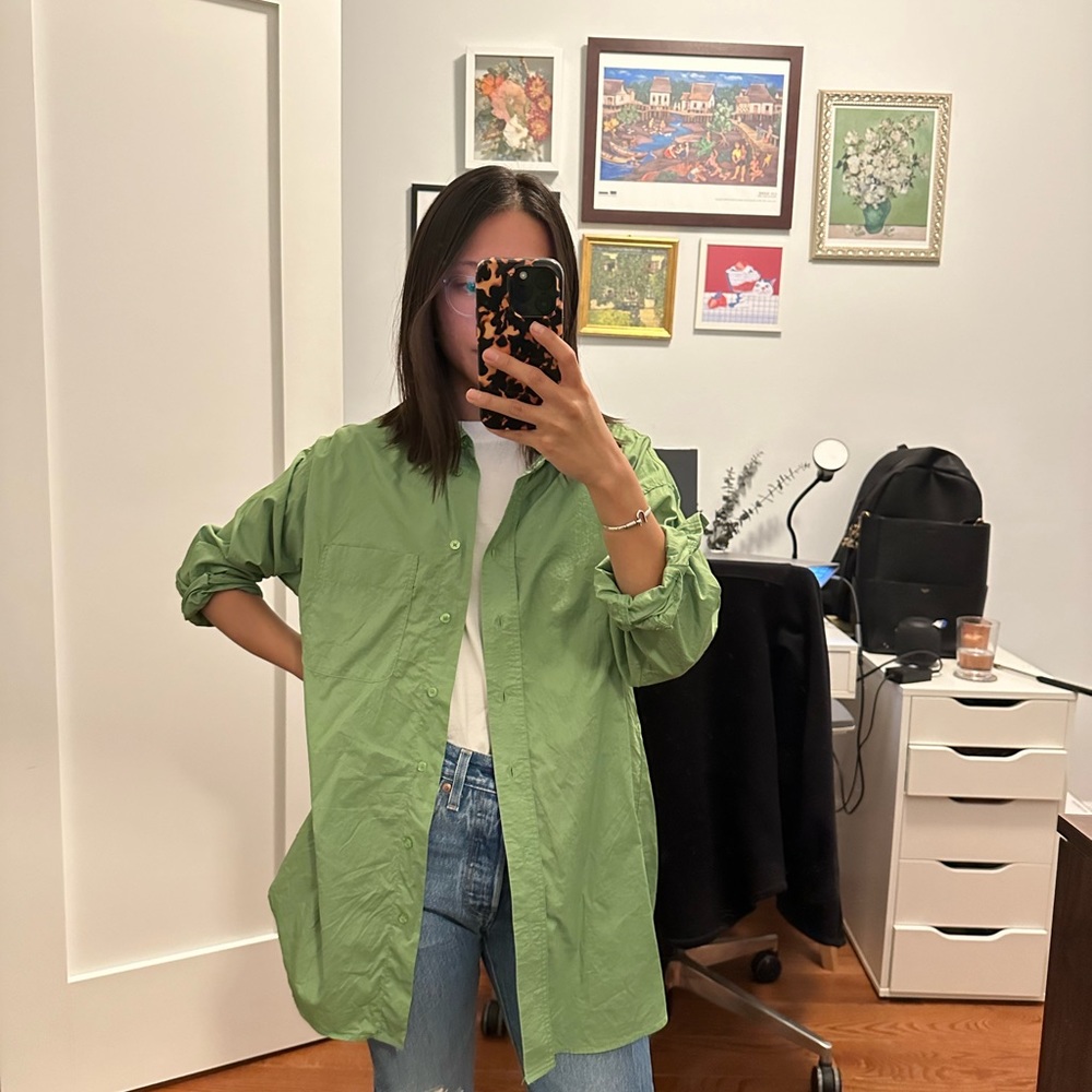 MANGO BUTTON DOWN SHIRT